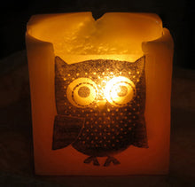 Load image into Gallery viewer, BEESWAX OWL CUBE CANDLES
