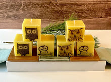 Load image into Gallery viewer, BEESWAX OWL CUBE CANDLES
