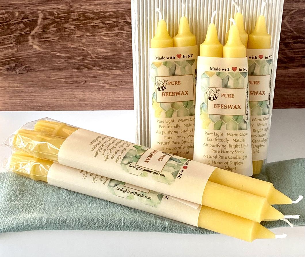 BEESWAX TAPER CANDLES